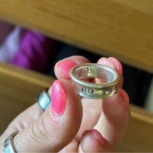 T&Co Sterling Silver Ring, 6.5